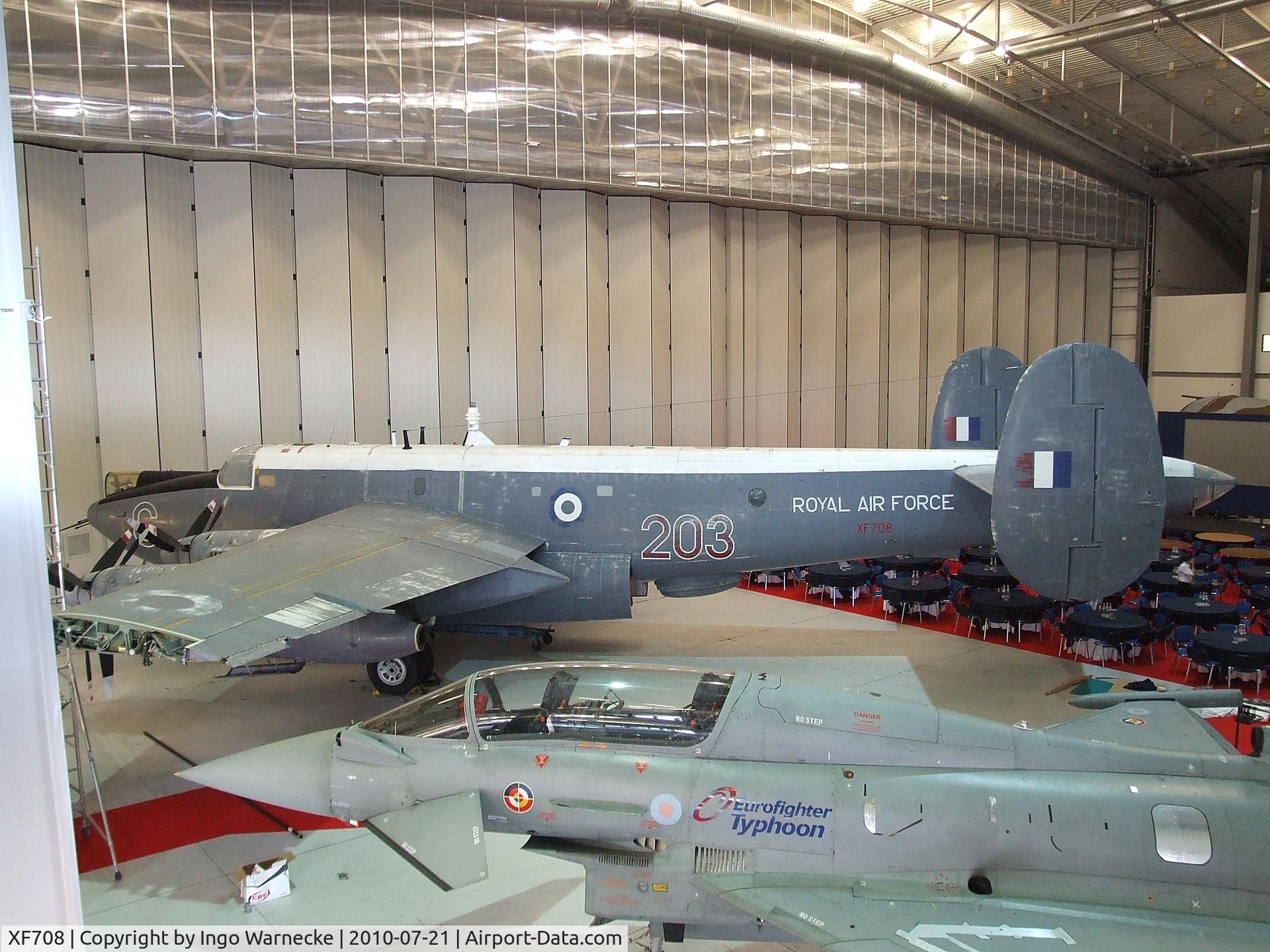 XF708, Avro 716 Shackleton MR.3/3 C/N Not found XF708, Avro Shackleton MR3/3 at the Imperial War Museum, Duxford