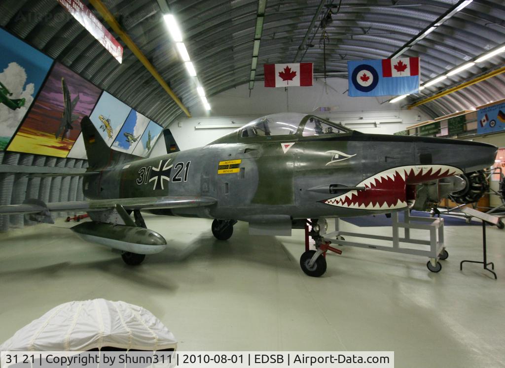 31 21, 2009 Eurofighter EF-2000 Typhoon S C/N AS014, S/n 388 - Preserved German Air Force Fiat G.91 inside Deutsche Kanadische Museum at Baden Baden Airport