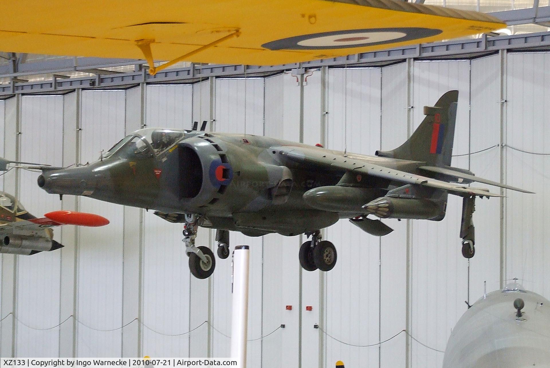 XZ133, 1976 Hawker Siddeley Harrier GR.3 C/N 712192, Hawker Siddeley Harrier GR3 at the Imperial War Museum, Duxford