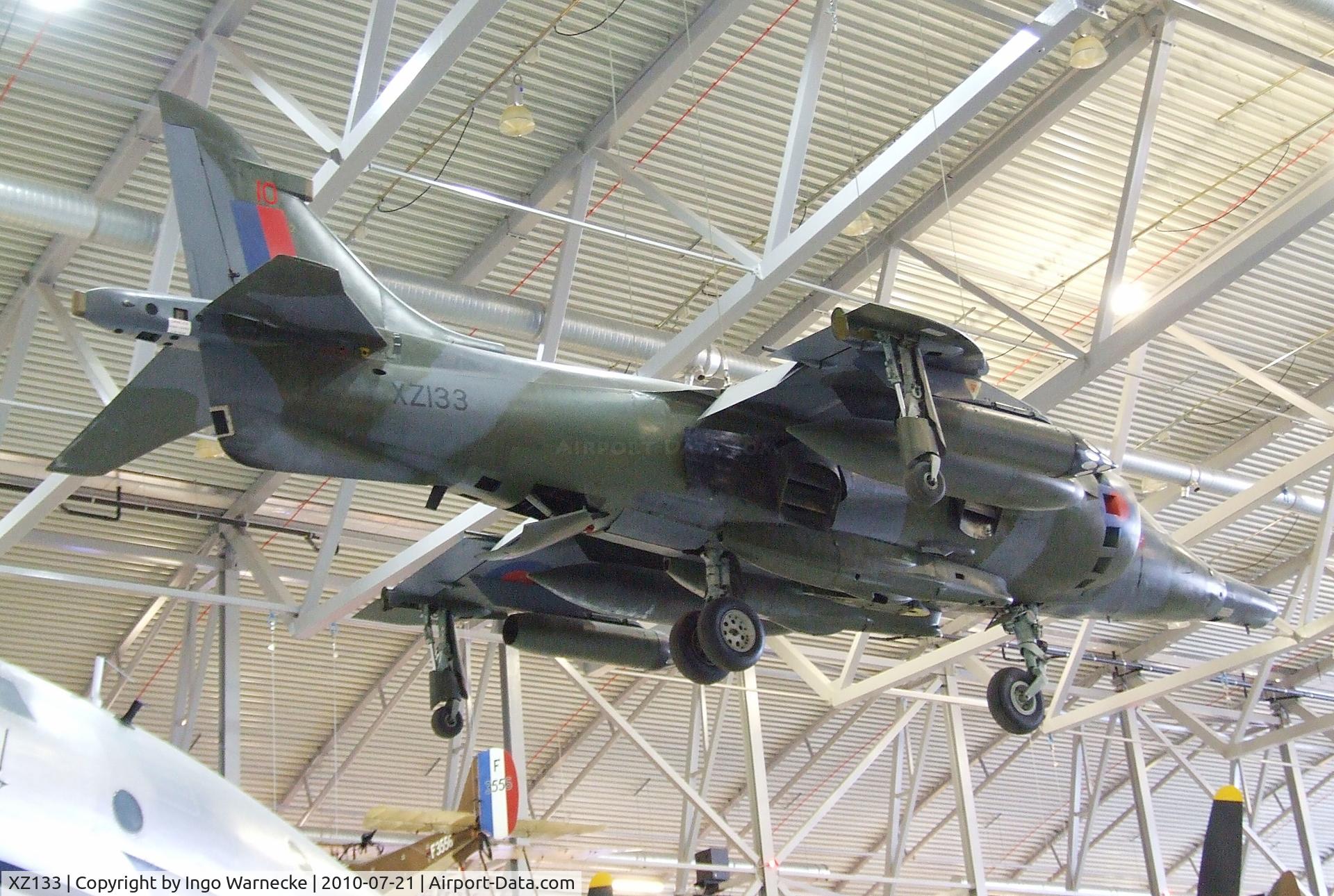 XZ133, 1976 Hawker Siddeley Harrier GR.3 C/N 712192, Hawker Siddeley Harrier GR3 at the Imperial War Museum, Duxford