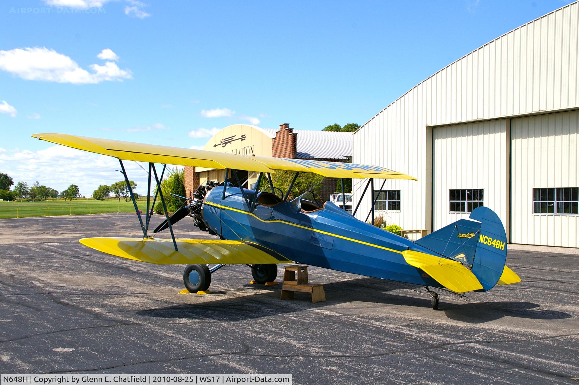 N648H, 1929 Curtiss-Wright Travel Air E-4000 C/N 1224, At the EAA Museum