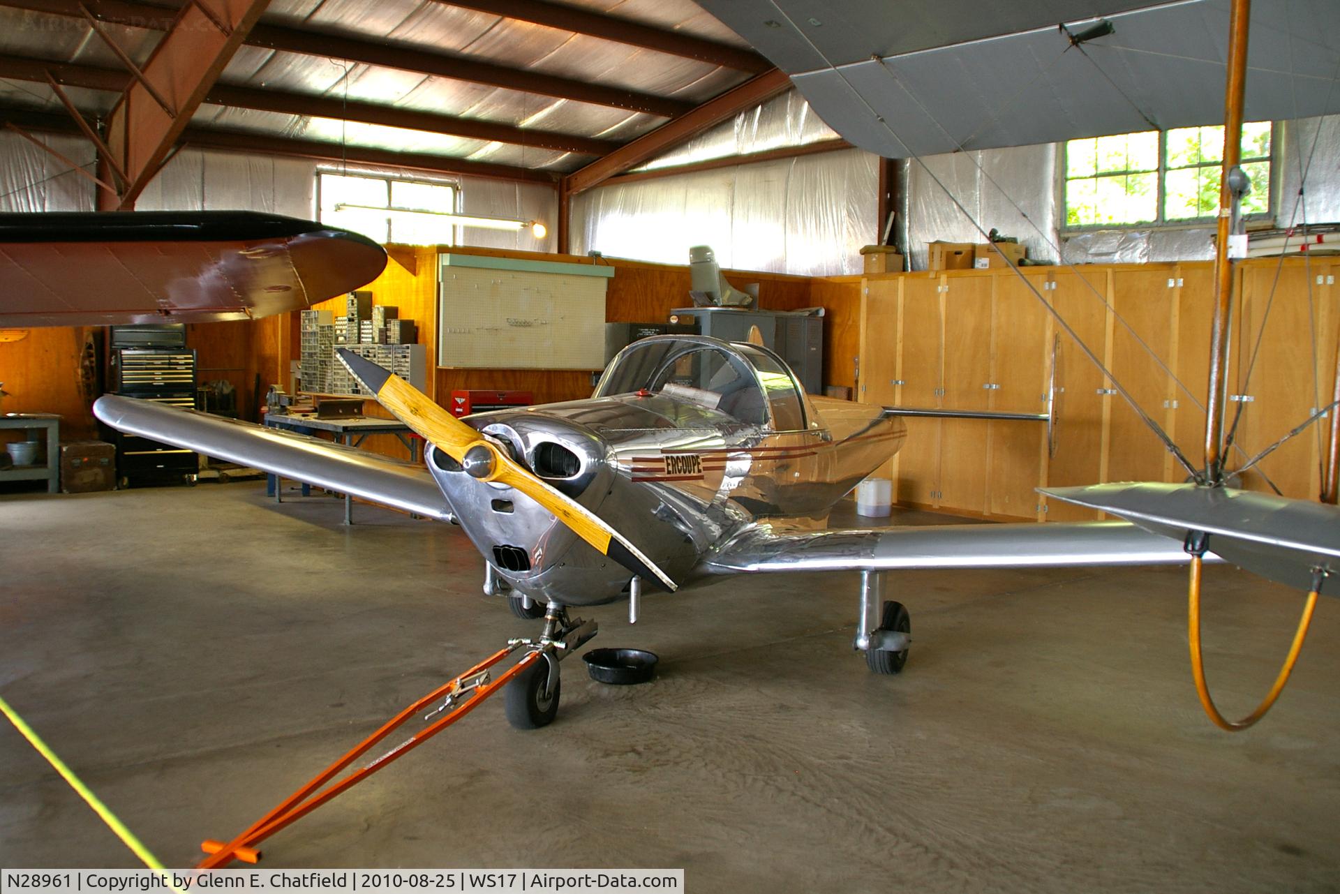 N28961, 1941 Erco 415C Ercoupe C/N 57, At the EAA Museum. 1941 Ercoupe 415-C