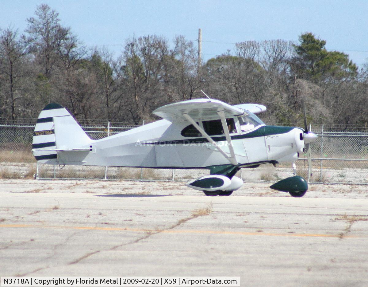 N3718A, 1954 Piper PA-22-135 Tri-Pacer C/N 22-1958, PA-22-135