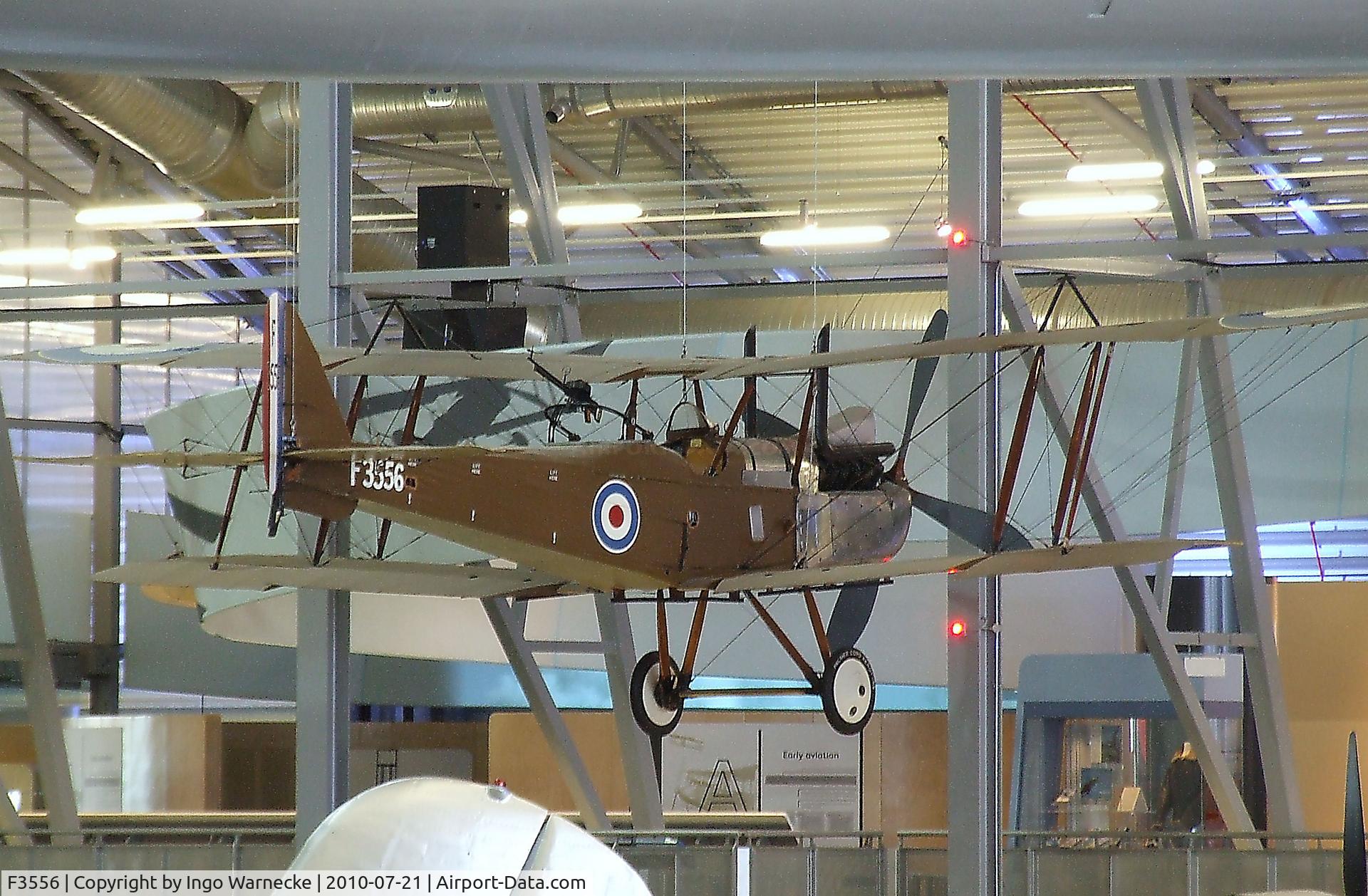F3556, 1918 Royal Aircraft Factory RE-8 C/N Not found F3556, Royal Aircraft Factory R.E.8 at the Imperial War Museum, Duxford