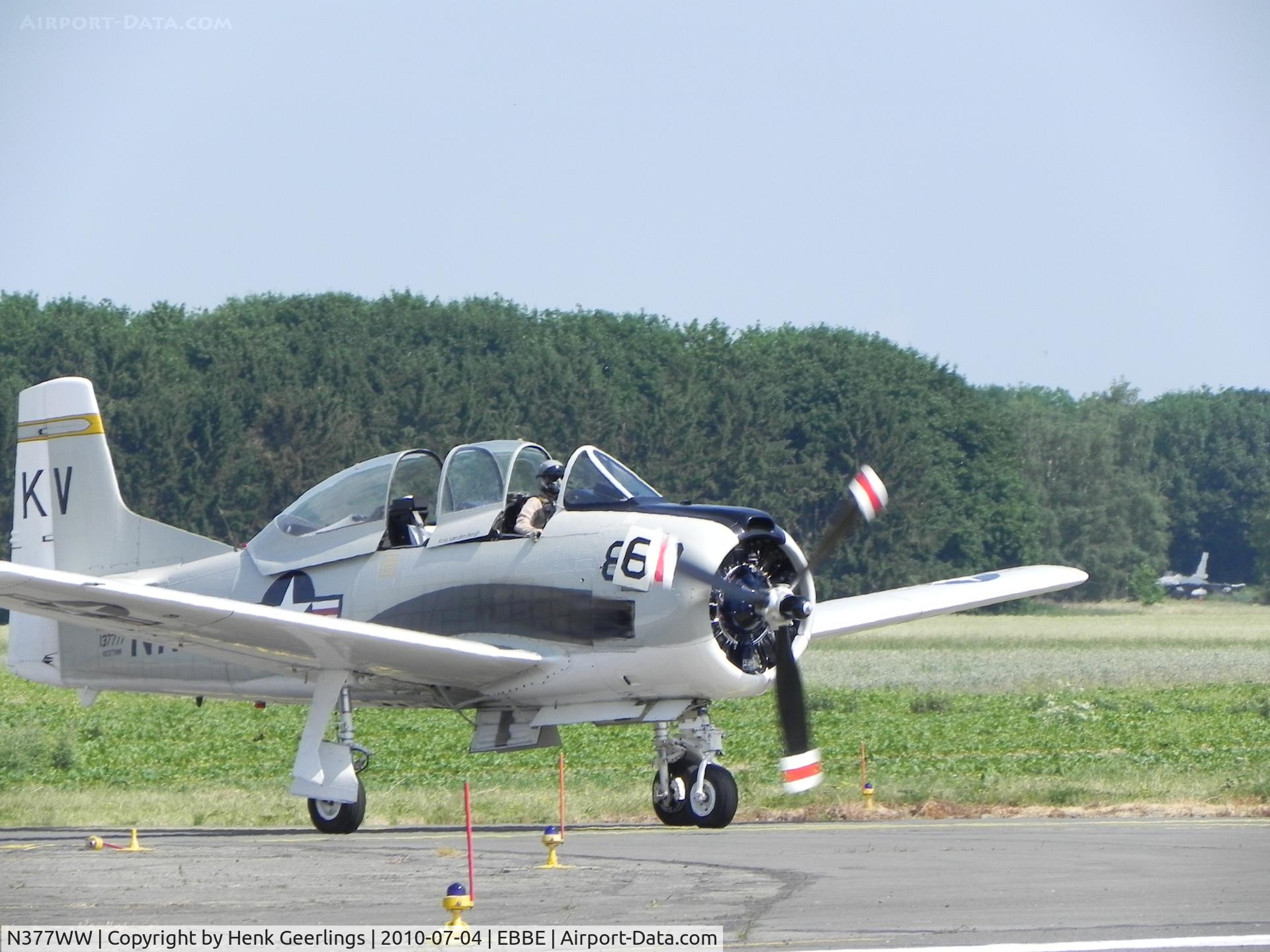 N377WW, 1954 North American T-28B Trojan C/N 200-140, Beauvechain , Belgium

Openday BAF