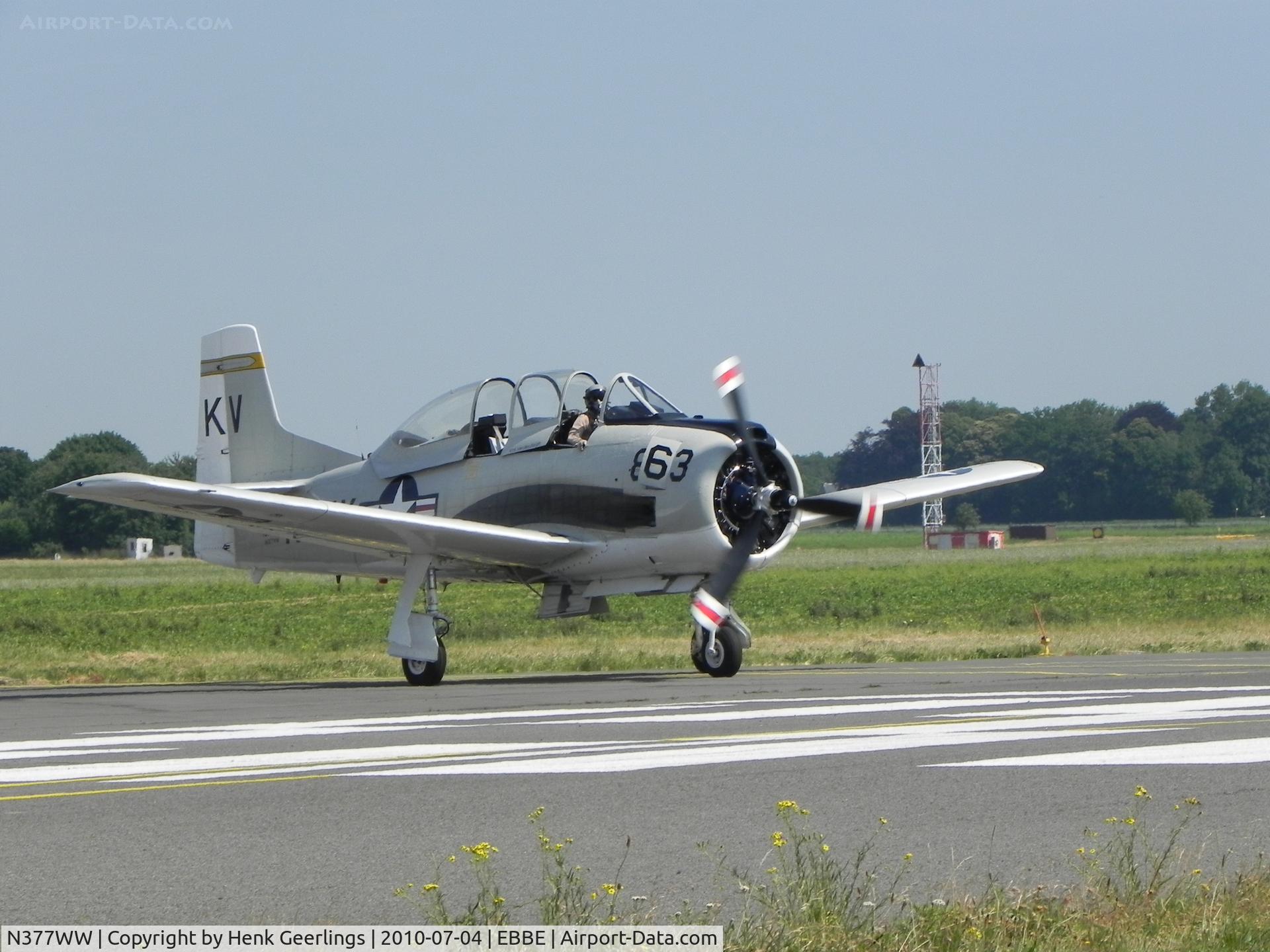N377WW, 1954 North American T-28B Trojan C/N 200-140, Beauvechain , Belgium

Openday BAF