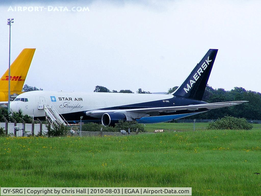 OY-SRG, 1986 Boeing 767-219 (ER) C/N 23328, in Maersk colour scheme and wearing Star Air titles
