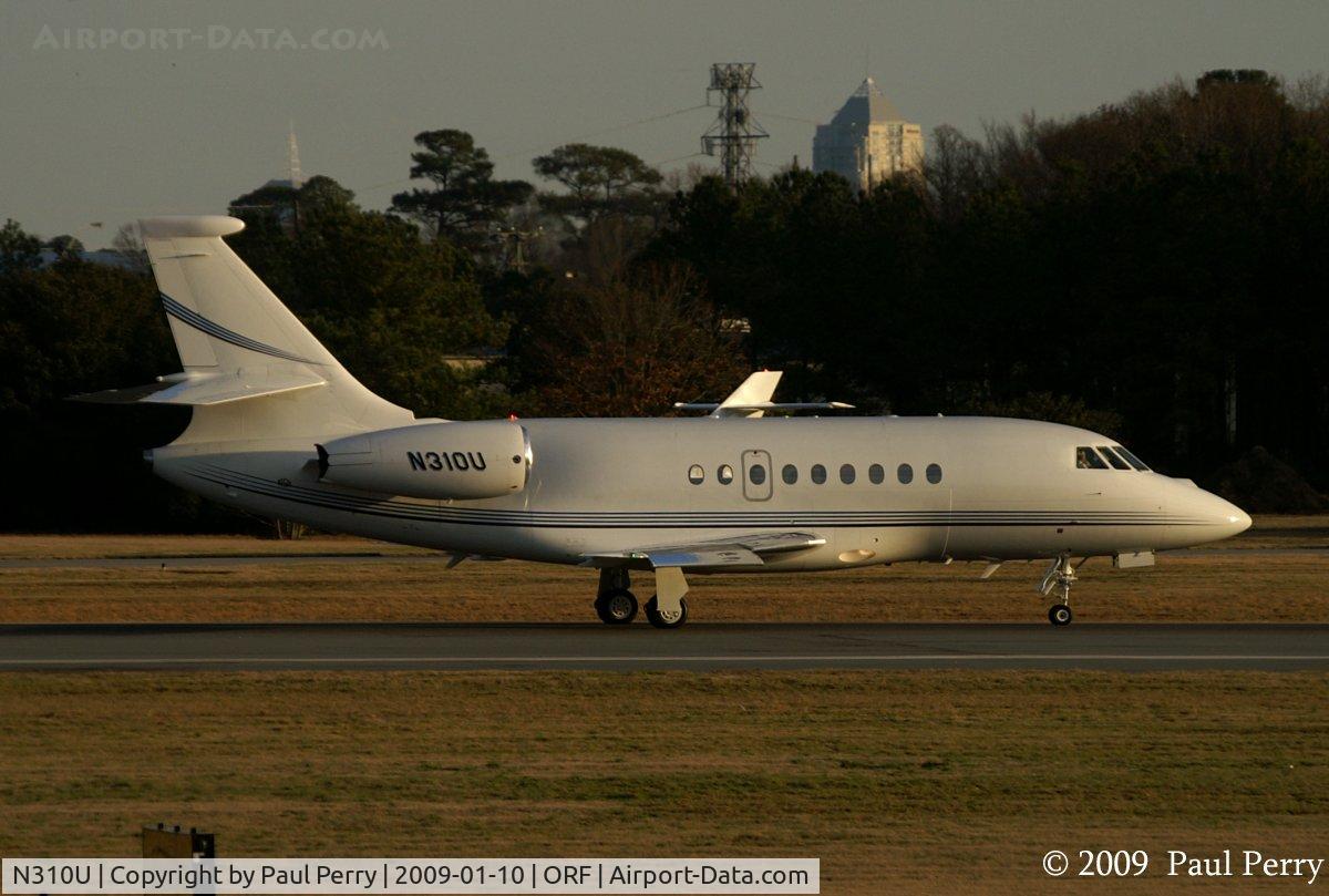 N310U, 2006 Dassault FALCON 2000EX C/N 100, January 10, 2009.  Dedication of the USS George Bush...and I have never seen so many Falcons in one place!