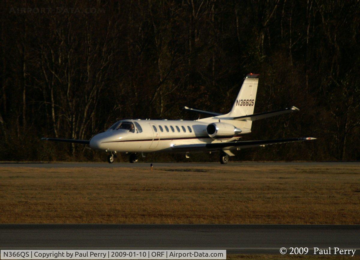 N366QS, 1998 Cessna 560 Citation Ultra C/N 560-0466, One more bird waiting in the huge buildup after the Presedential No-Fly was lifted.