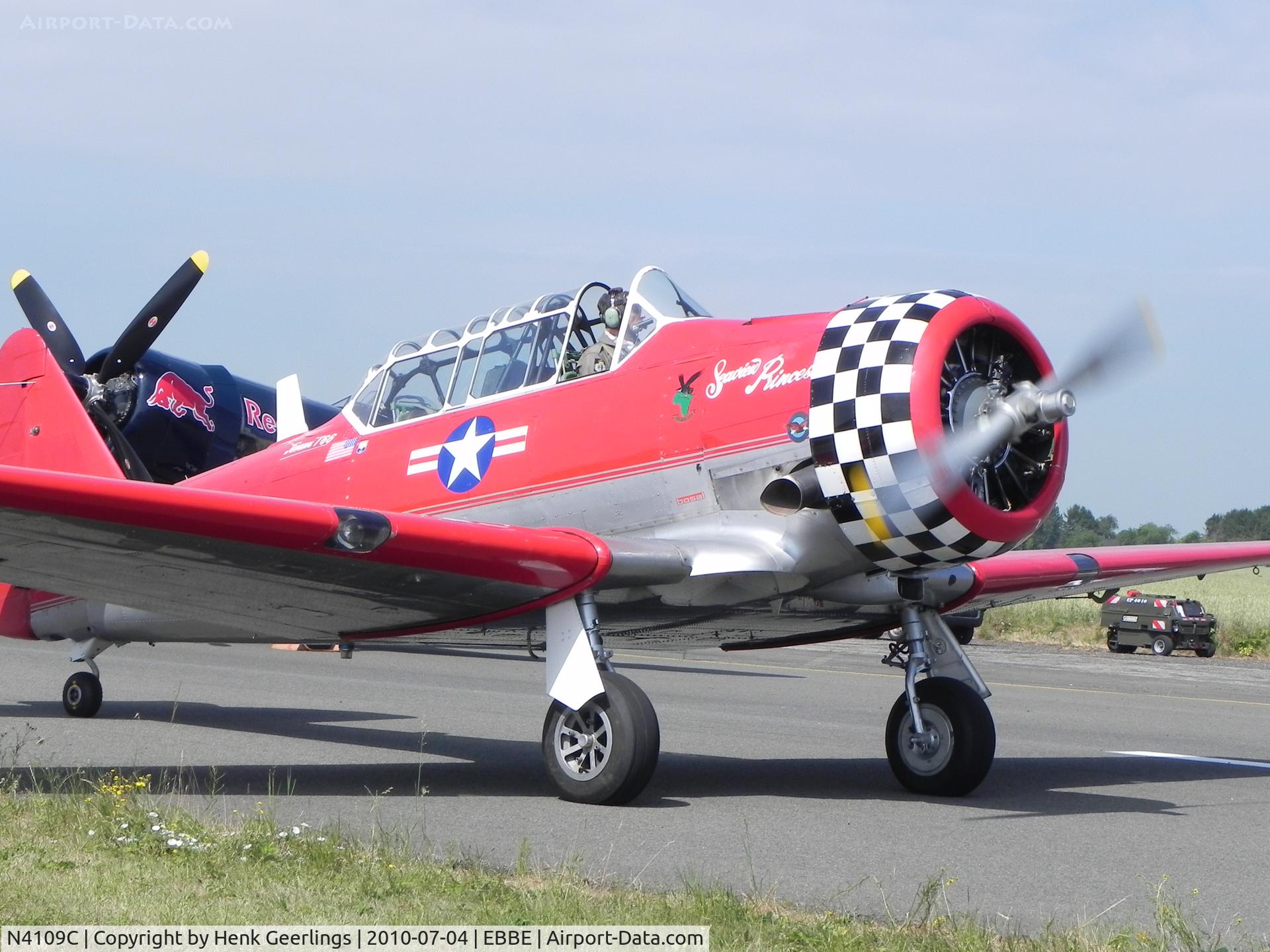 N4109C, 1952 North American T-6G Texan C/N SA-078, Beauvechain , Belgium  Openday BAF