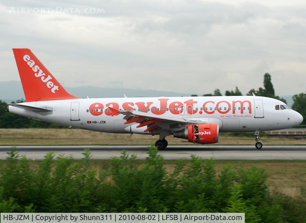 HB-JZM, 2004 Airbus A319-111 C/N 2370, Landing rwy 16