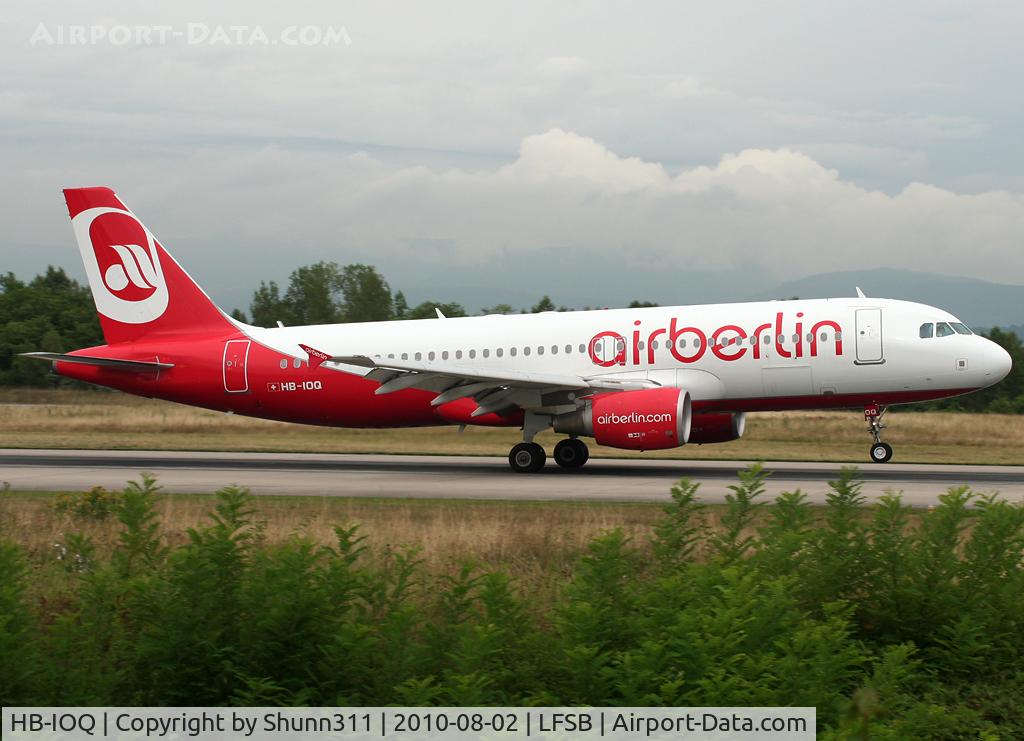 HB-IOQ, 2008 Airbus A320-214 C/N 3422, Landing rwy 16