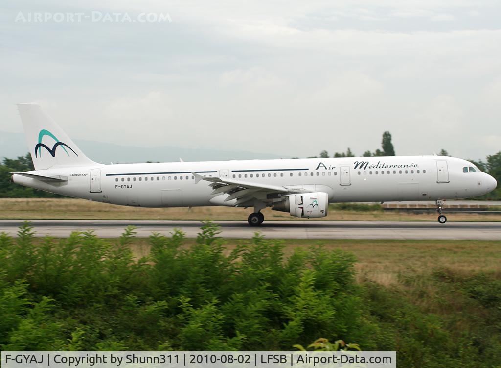 F-GYAJ, 2006 Airbus A321-211 C/N 2707, Landing rwy 16