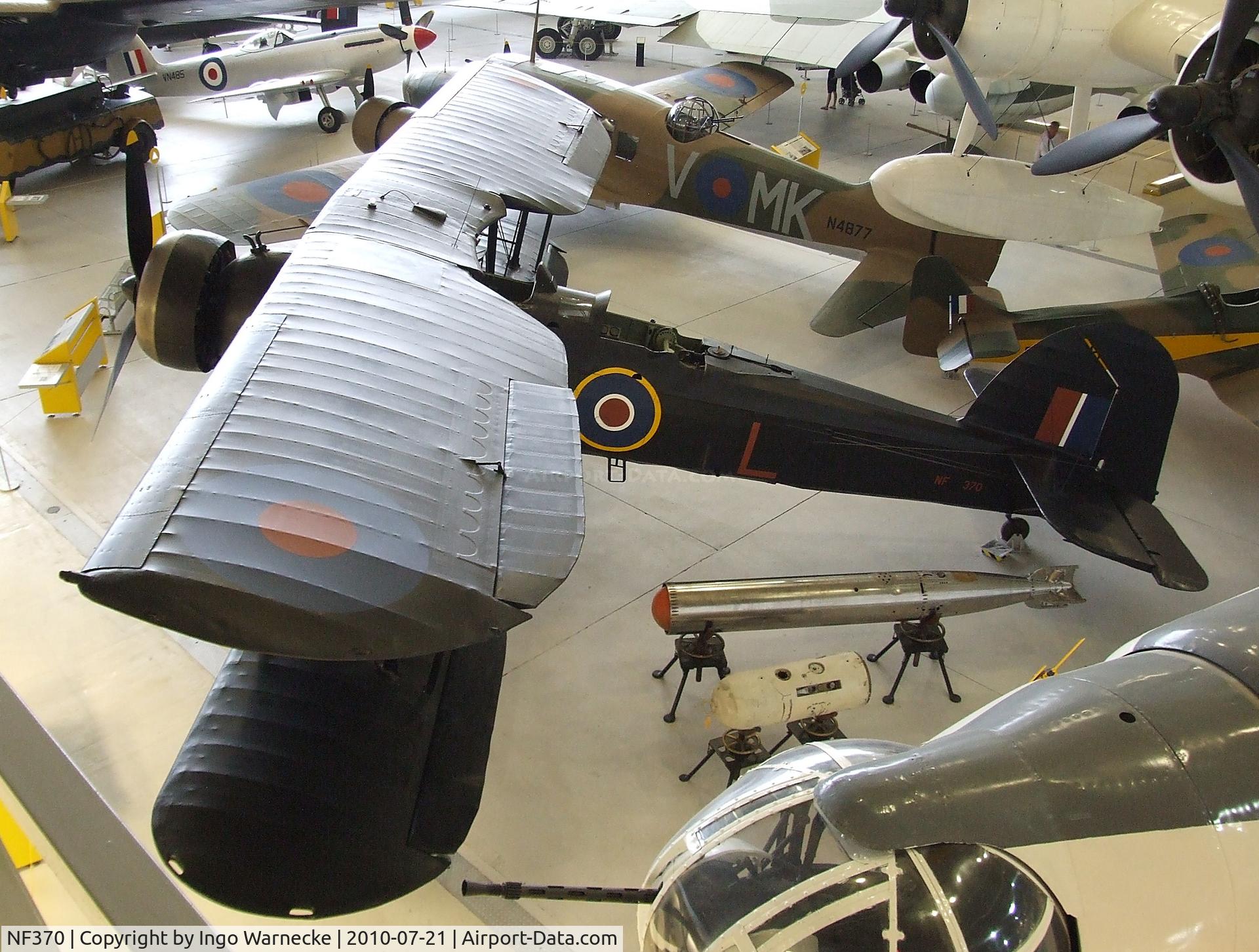 NF370, Fairey Swordfish Mk.III C/N Not found NF370, Fairey Swordfish III at the Imperial War Museum, Duxford