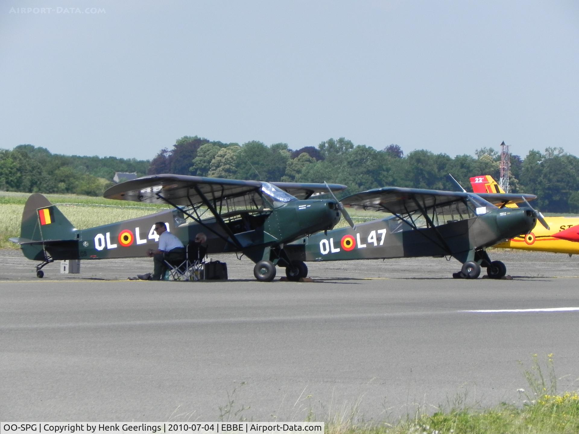 OO-SPG, 1952 Piper L-18C Super Cub (PA-18-95) C/N 18-2060, Beauvechain , Belgium

Openday BAF