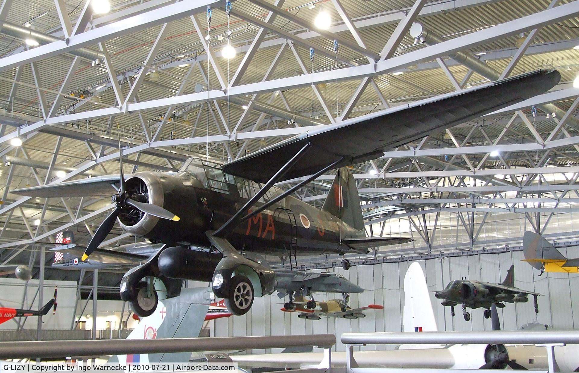 G-LIZY, 1940 Westland Lysander IIIA C/N 504/39, Westland Lysander IIIA at the Imperial War Museum, Duxford