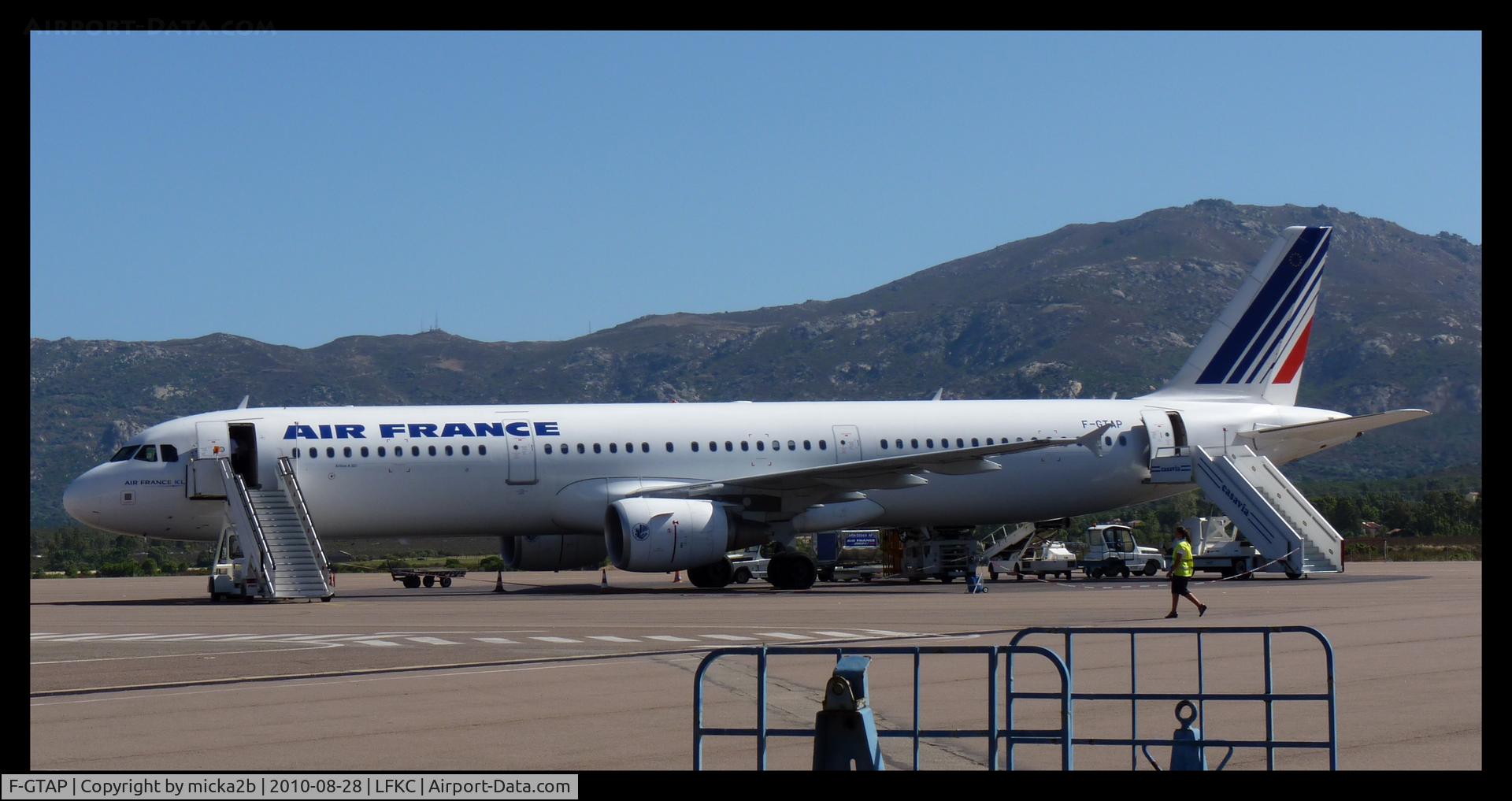 F-GTAP, 2008 Airbus A321-211 C/N 3372, Parked.