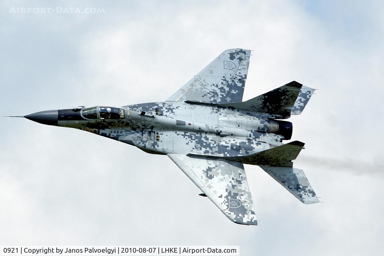 0921, Mikoyan-Gurevich MiG-29AS C/N 2960535409, Slovakia-Air Force Mikoyan-Gurevich MiG 29AS