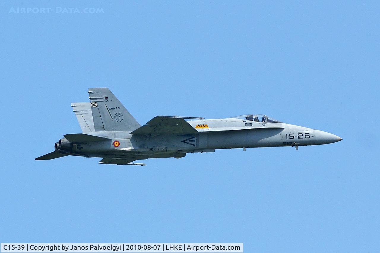 C15-39, McDonnell Douglas EF-18A Hornet C/N 0670/A544, Spain-Air Force McDonnell Douglas EF-18A Hornet