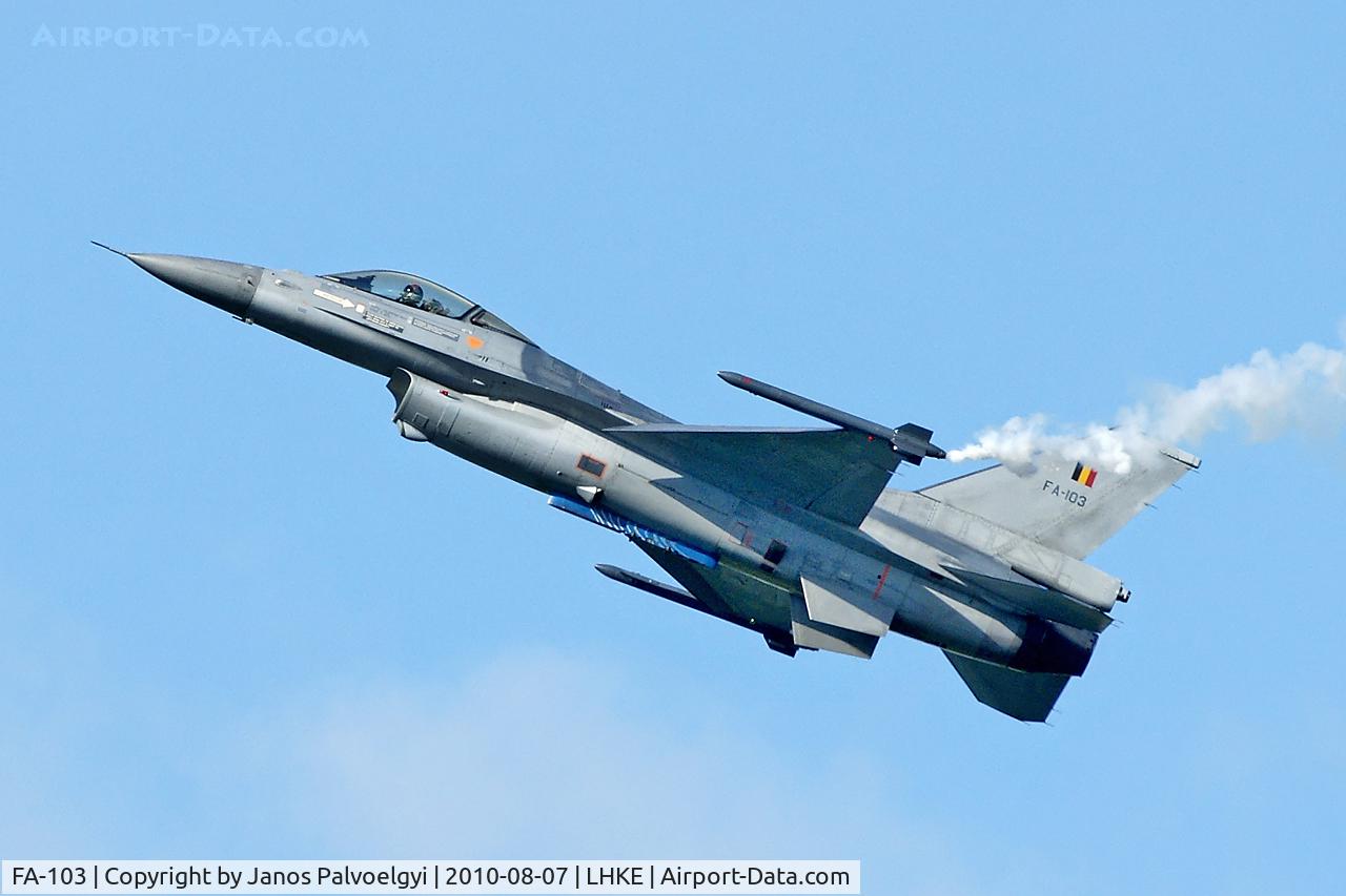 FA-103, SABCA F-16AM Fighting Falcon C/N 6H-103, Belgium-Air Force SABCA F-16AM Fighting Falcon
