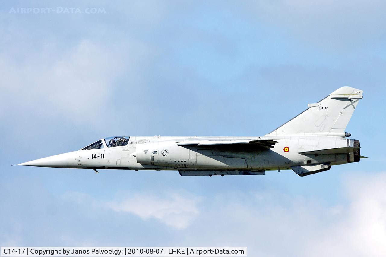 C14-17, Dassault Mirage F.1CE(M) C/N Not found C14-17, Spain-Air Force Dassault Mirage F1CE(M)