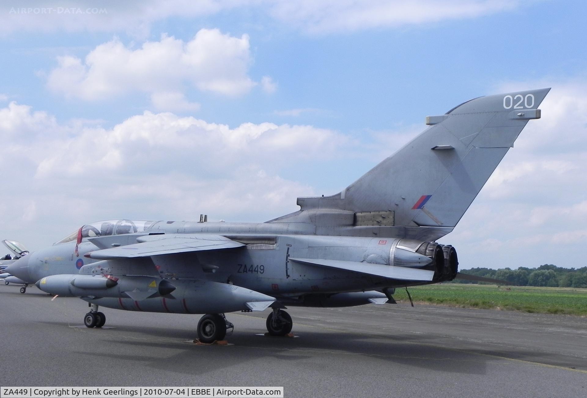 ZA449, 1983 Panavia Tornado GR.4 C/N 240/BS079/3115, Beauvechain AFB , Belgium
