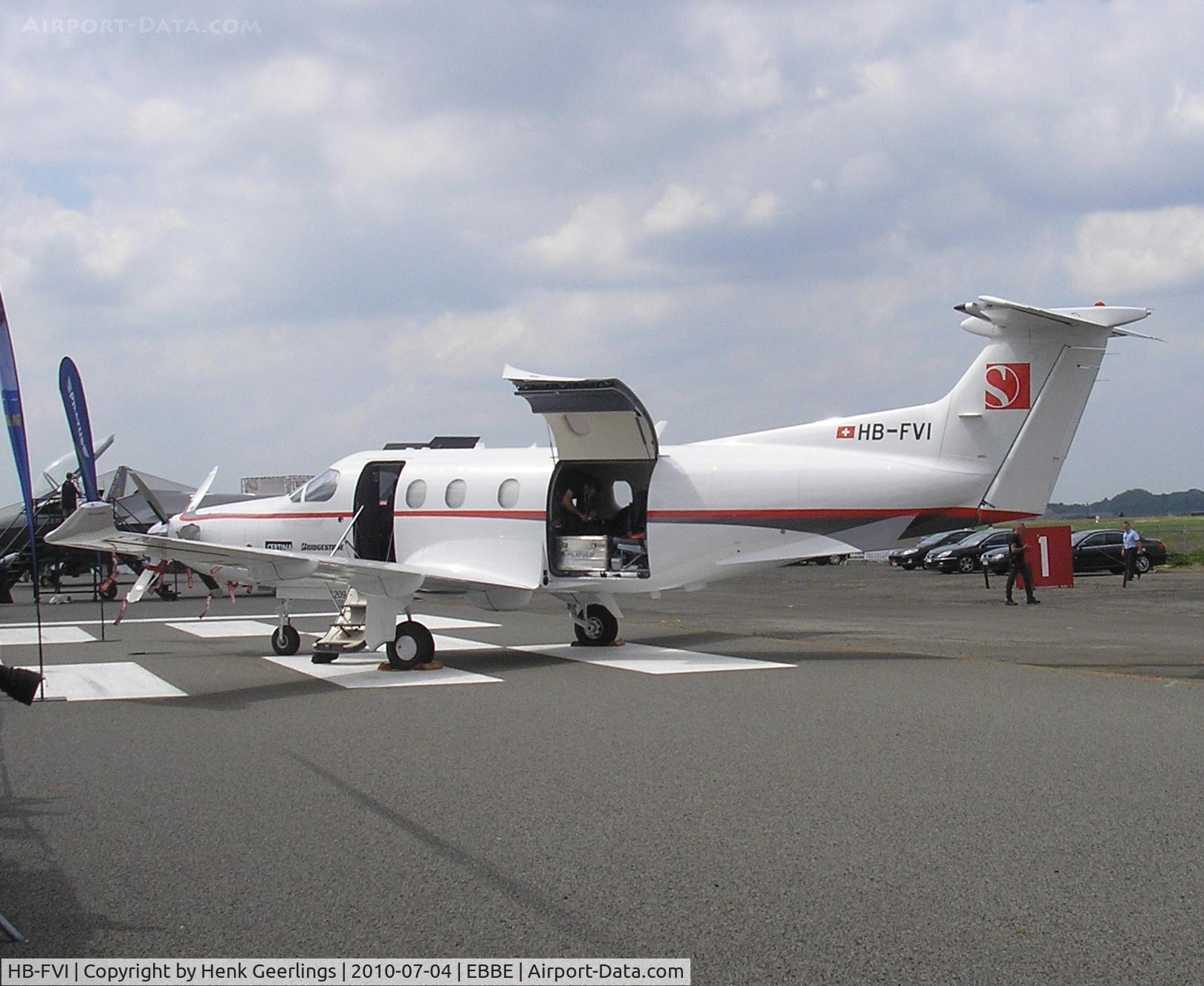 HB-FVI, 2010 Pilatus PC-12/47E C/N 1209, Beauvechain AFB , Belgium
