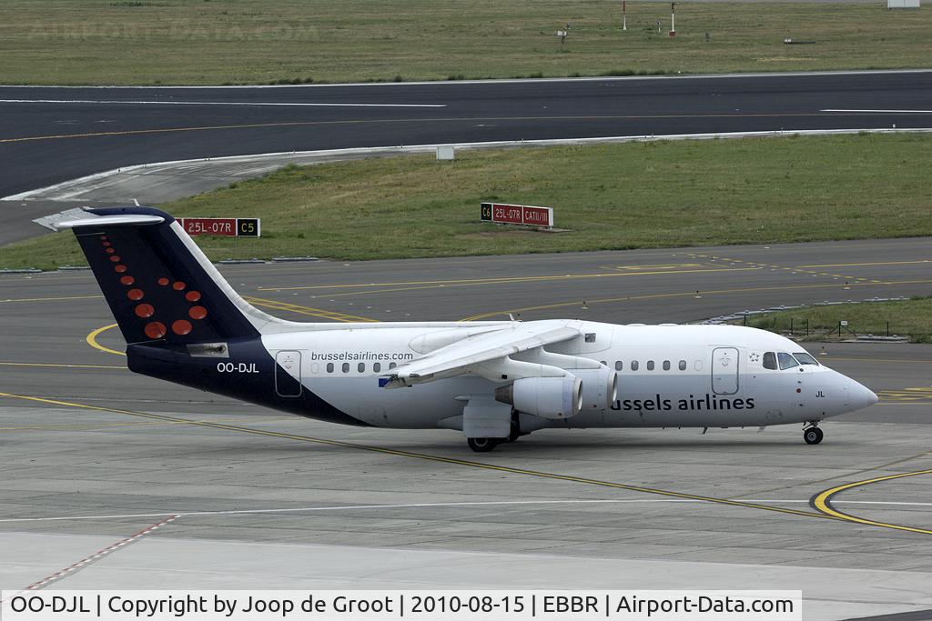 OO-DJL, 1995 British Aerospace Avro 146-RJ85 C/N E.2273, Brussels Airlines