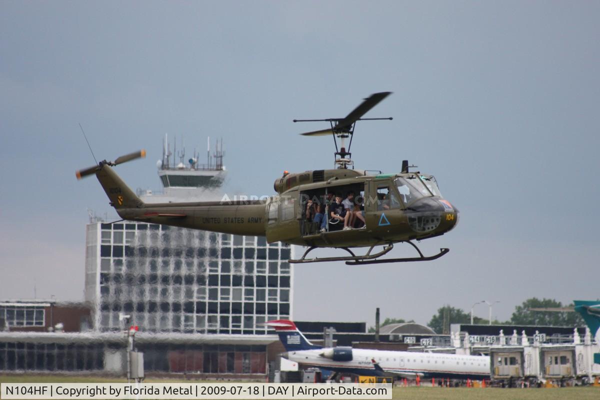 N104HF, 1968 Bell UH-1H Iroquois C/N 10763 (68-16104), UH-1H