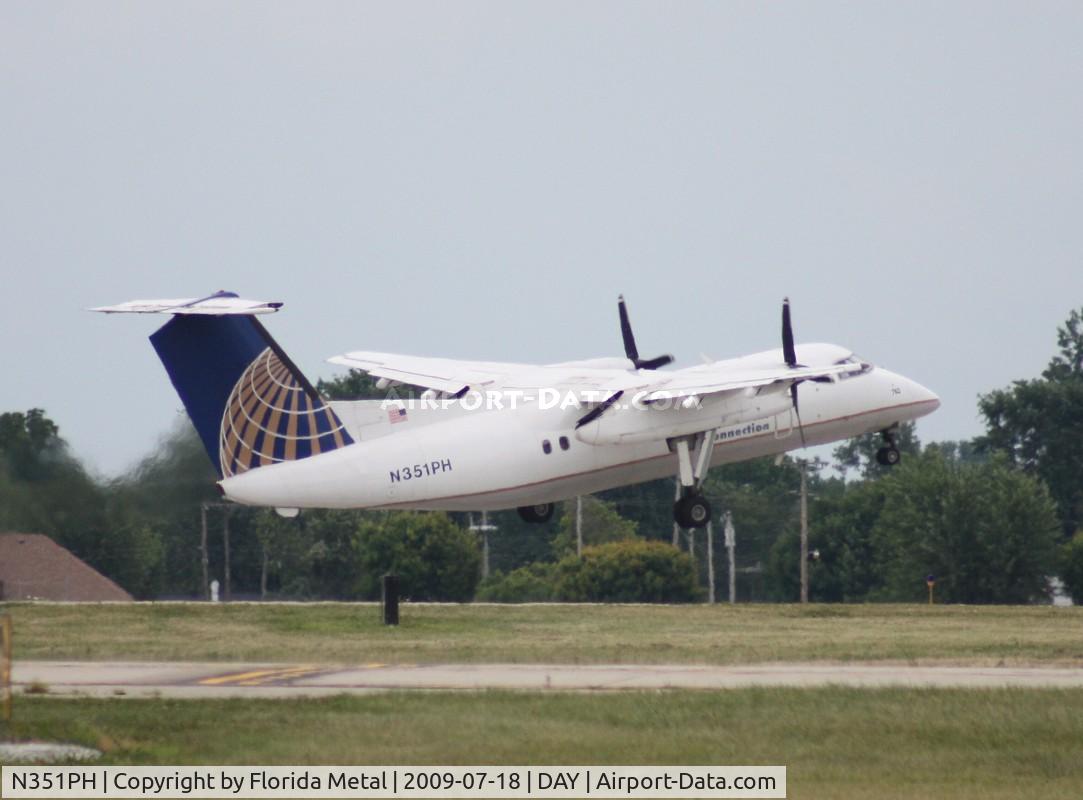 N351PH, 1997 De Havilland Canada DHC-8-202 Dash 8 C/N 490, Continental Connection DHC-8