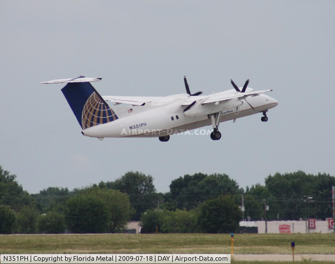 N351PH, 1997 De Havilland Canada DHC-8-202 Dash 8 C/N 490, Continental Connection DHC -8
