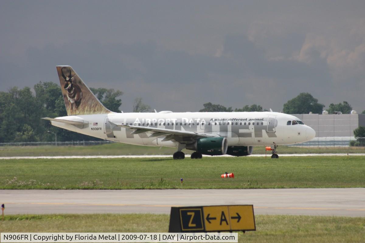N906FR, 2002 Airbus A319-111 C/N 1684, Andy the pronghorn