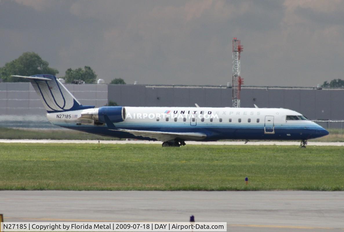 N27185, 1997 Canadair CRJ-200LR (CL-600-2B19) C/N 7185, United Express CRJ-200