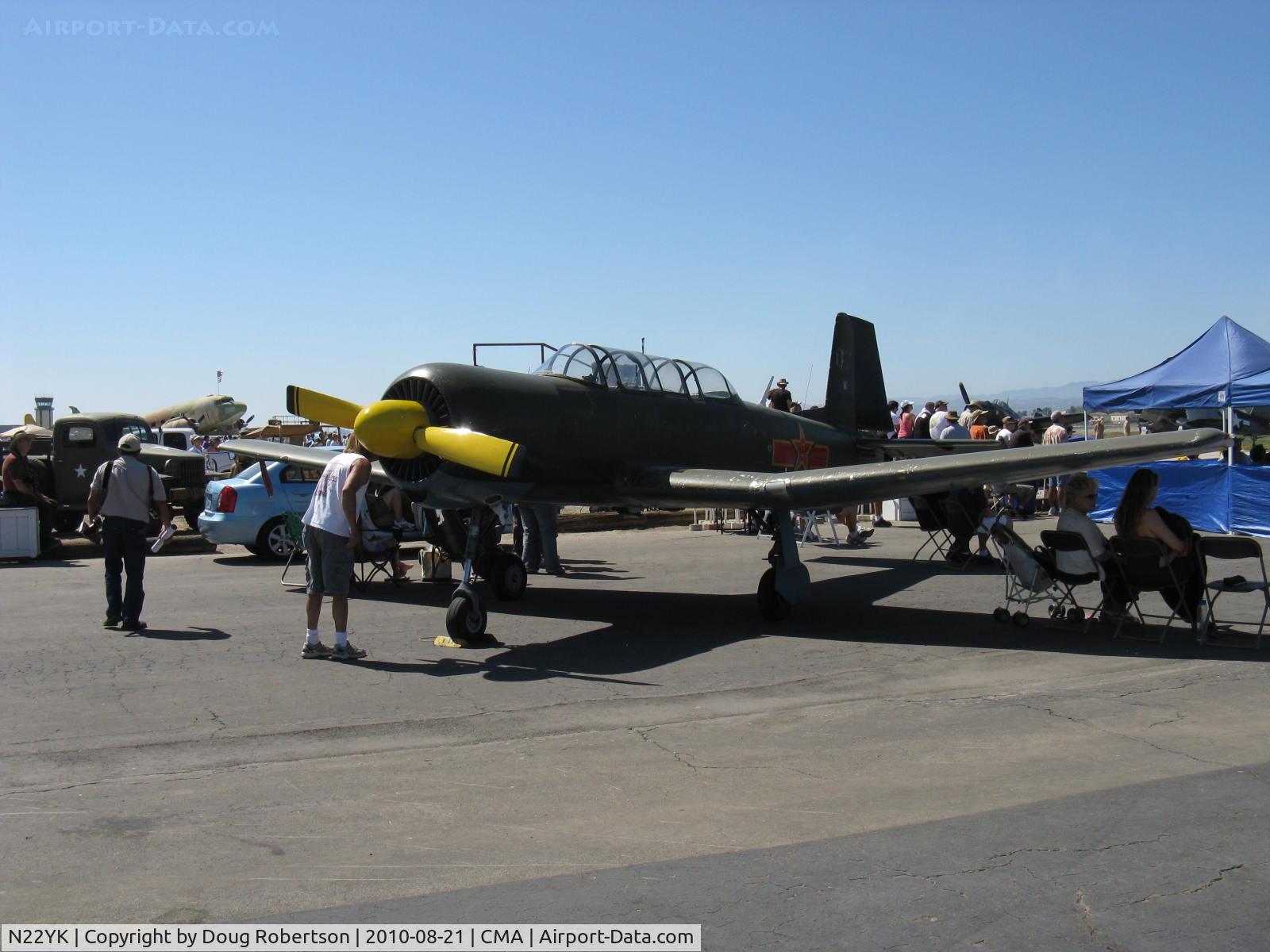 N22YK, 1974 Nanchang CJ-6 C/N 1232009, 1974 Nanchang China CJ-6A, Vedeneev (Ivchenko) M-14P 360 Hp upgrade