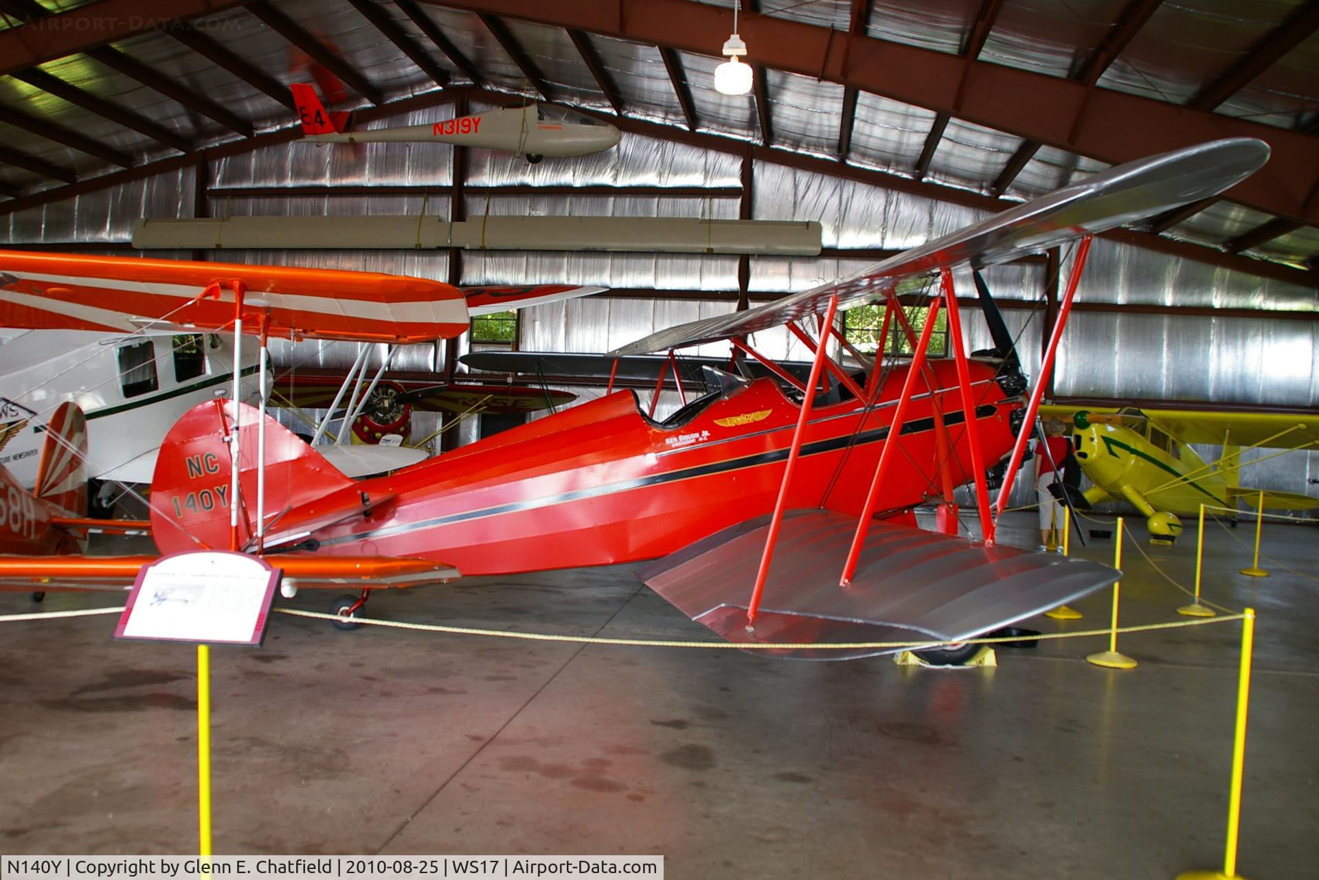 N140Y, 1937 Waco RNF C/N 3317, At the EAA Museum