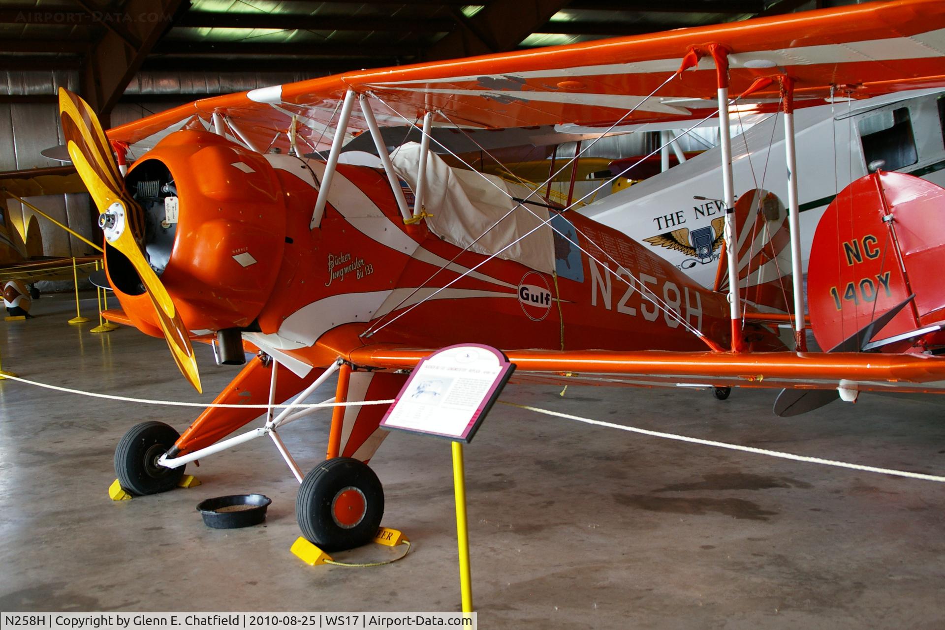 N258H, 1968 Bucker Bu-133 Jungmeister Replica C/N 1, At the EAA Museum