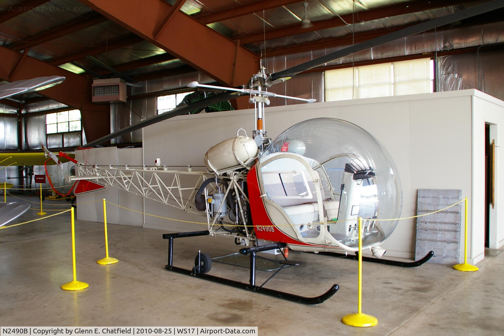 N2490B, 1956 Bell 47G-2 C/N 1516, At the EAA Museum
