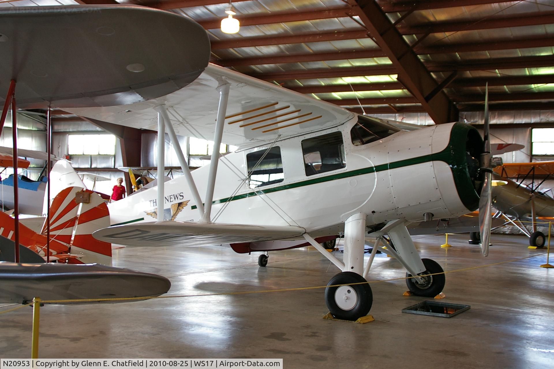 N20953, 1939 Waco ARE C/N 5080, At the EAA Museum