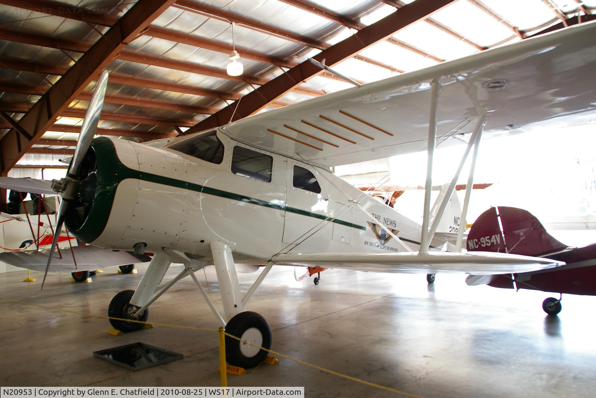 N20953, 1939 Waco ARE C/N 5080, At the EAA Museum