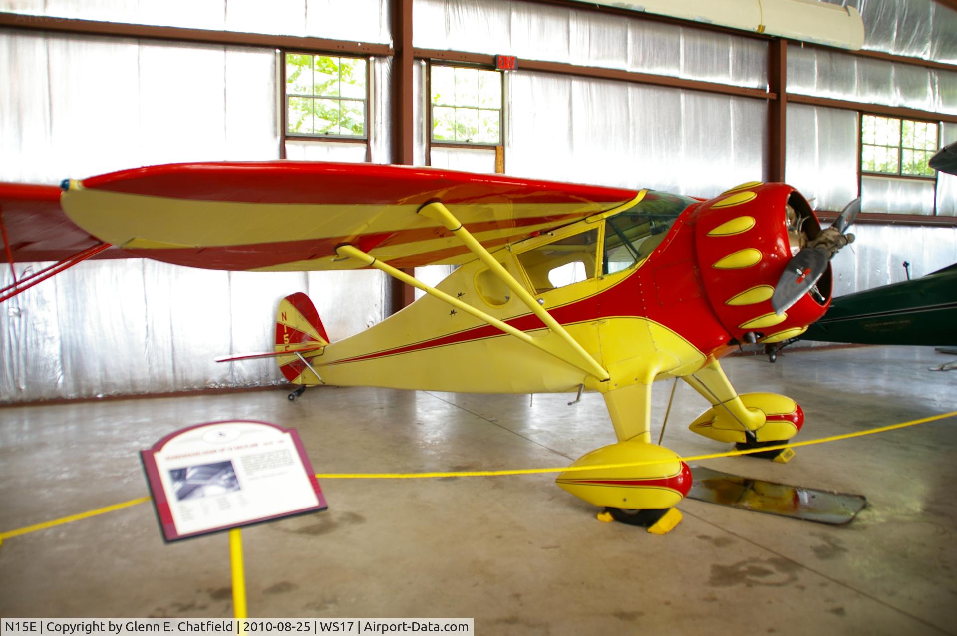 N15E, 1949 Monocoupe 110 Special C/N 7W-97, At the EAA Museum