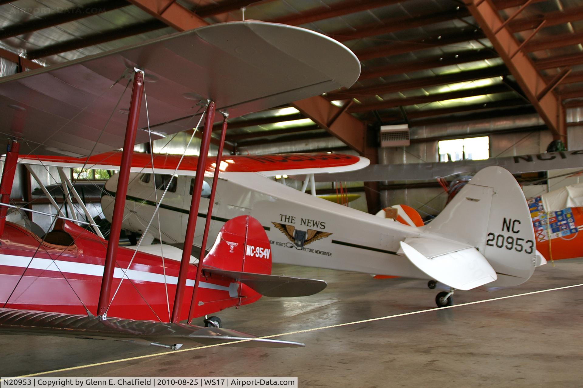 N20953, 1939 Waco ARE C/N 5080, At the EAA Museum