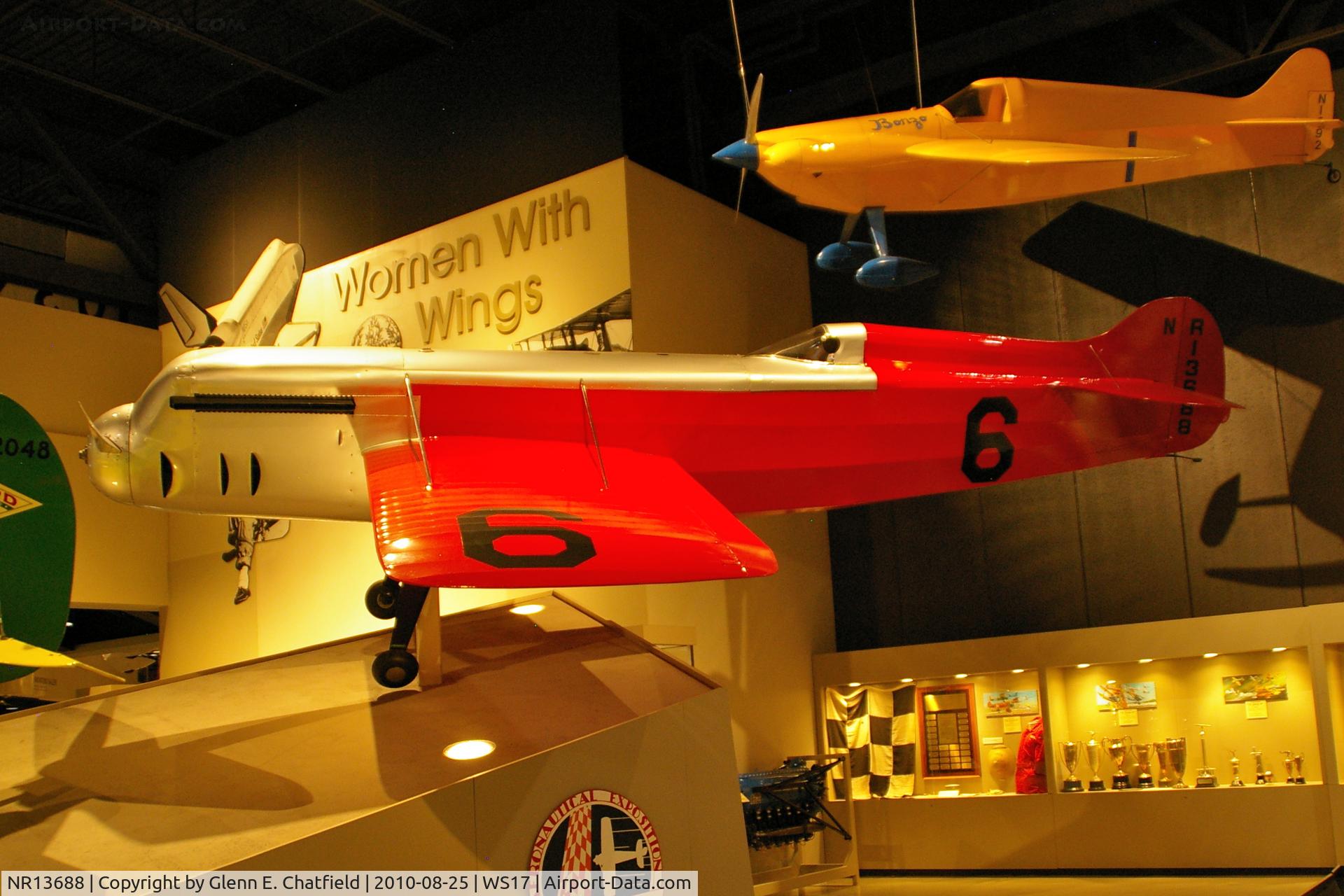 NR13688, 1935 Wittman D-12 Bonzo C/N 1, At the EAA Museum