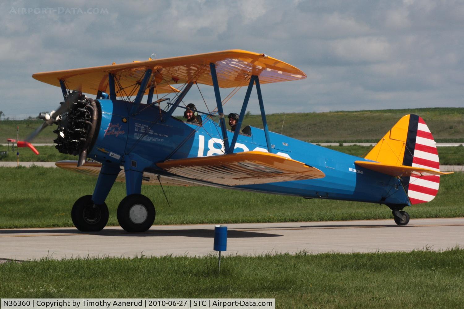 N36360, 1942 Boeing PT-13D Kaydet (E75) C/N 75-5887, 1944 Boeing E75N1, c/n: 75-5887
