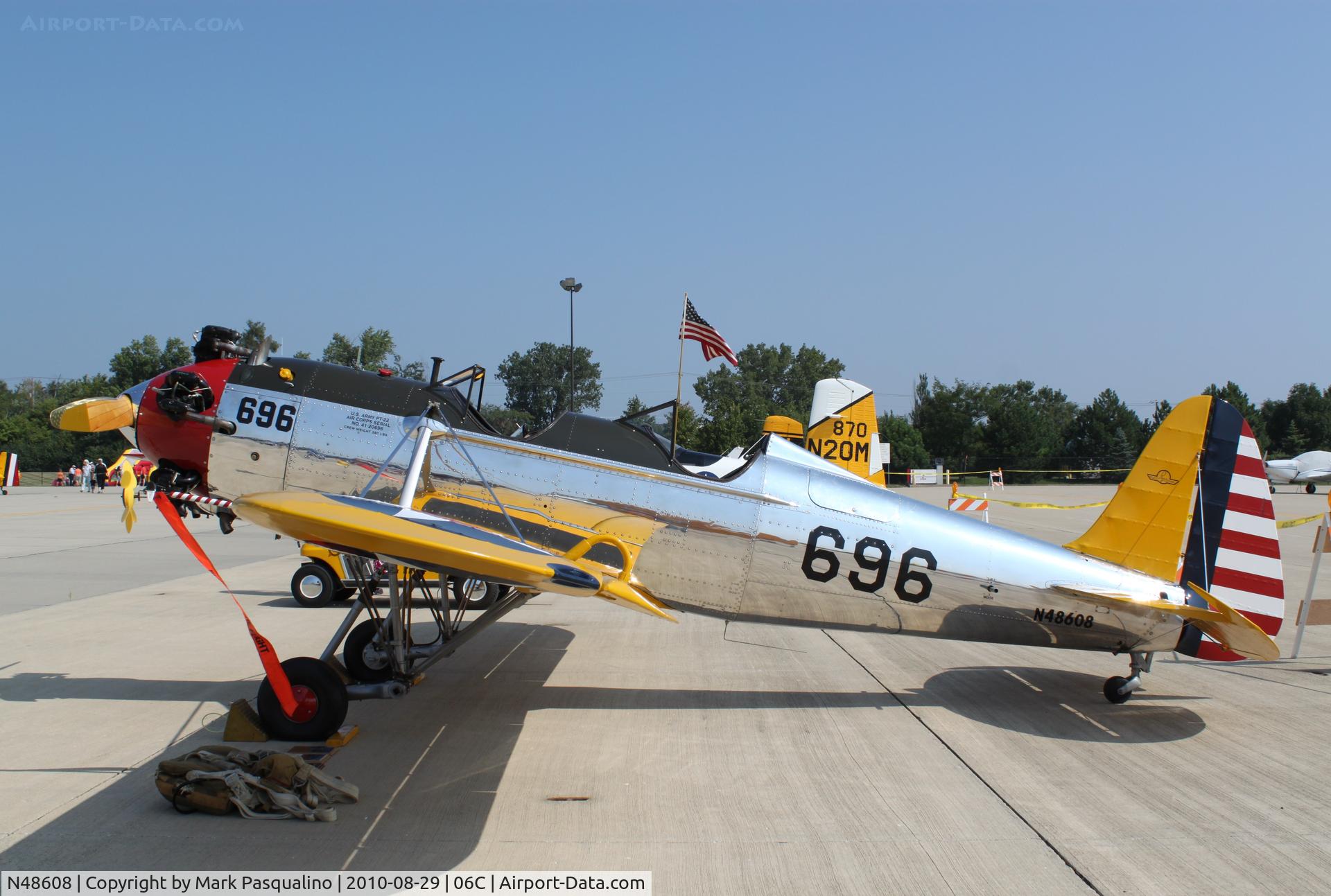 N48608, 1942 Ryan PT-22 Recruit (ST3KR) C/N 1905, Ryan ST3KR