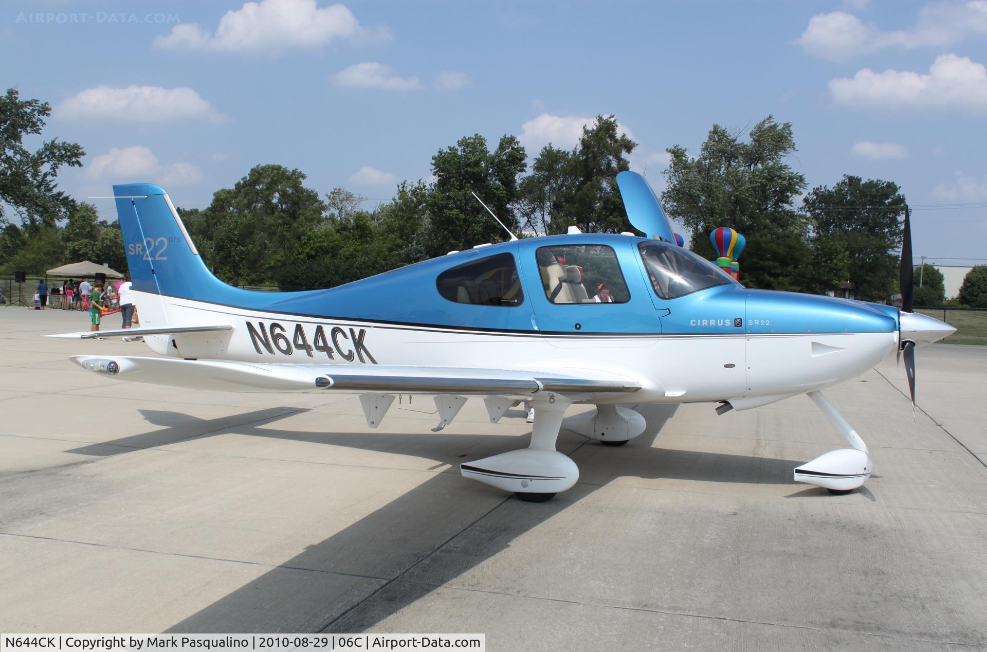 N644CK, 2010 Cirrus SR22 C/N 3644, SR22