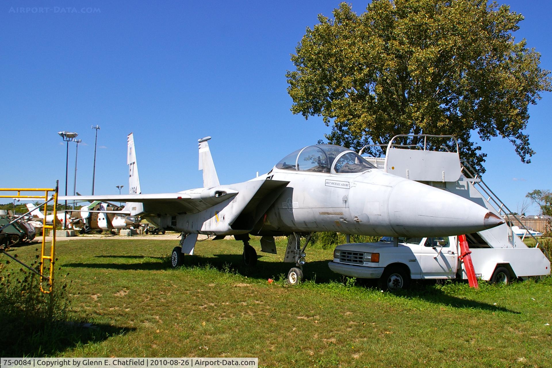 75-0084, 1975 McDonnell Douglas F-15B Eagle C/N 0143/B020, Russell Military Museum