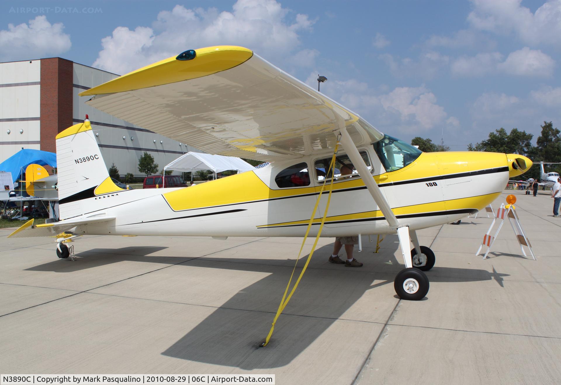 N3890C, 1954 Cessna 180 C/N 31038, Cessna 180