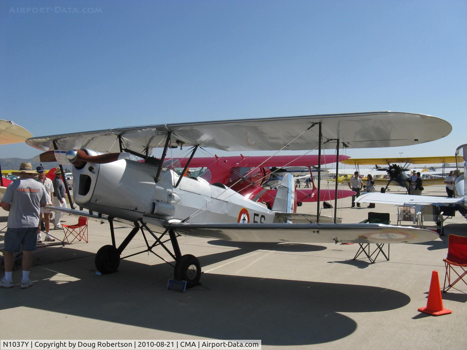 N1037Y, 1947 Stampe-Vertongen SV-4C C/N 1051, 1947 Societe Stampe et Renard S.V.4C, Renault H.PO3 140 Hp