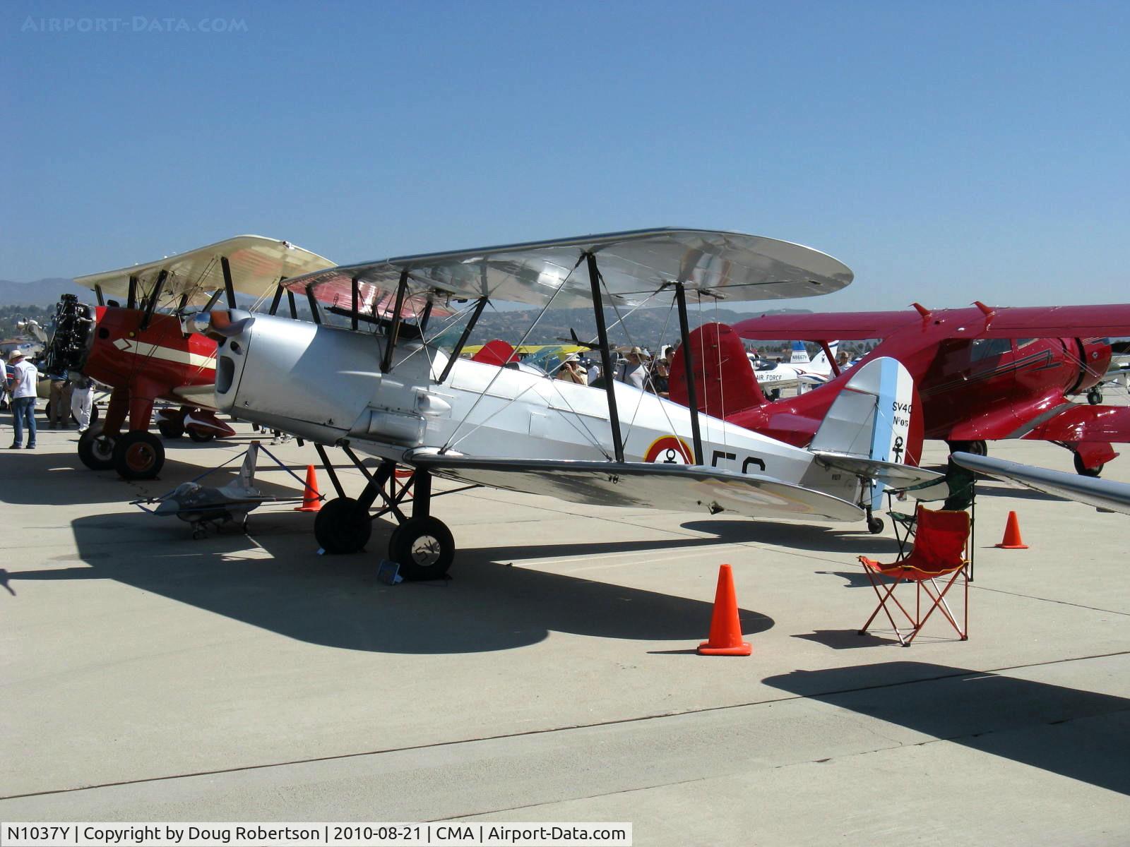 N1037Y, 1947 Stampe-Vertongen SV-4C C/N 1051, 1947 Societe Stampe et Renard S.V.4C, Renault H.PO3 140 Hp