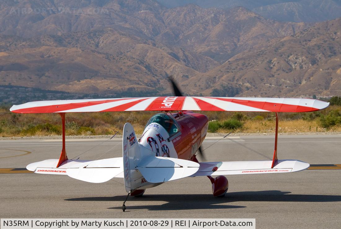 N35RM, 1983 Pitts S-1C Special C/N 06, Holding for takeoff.